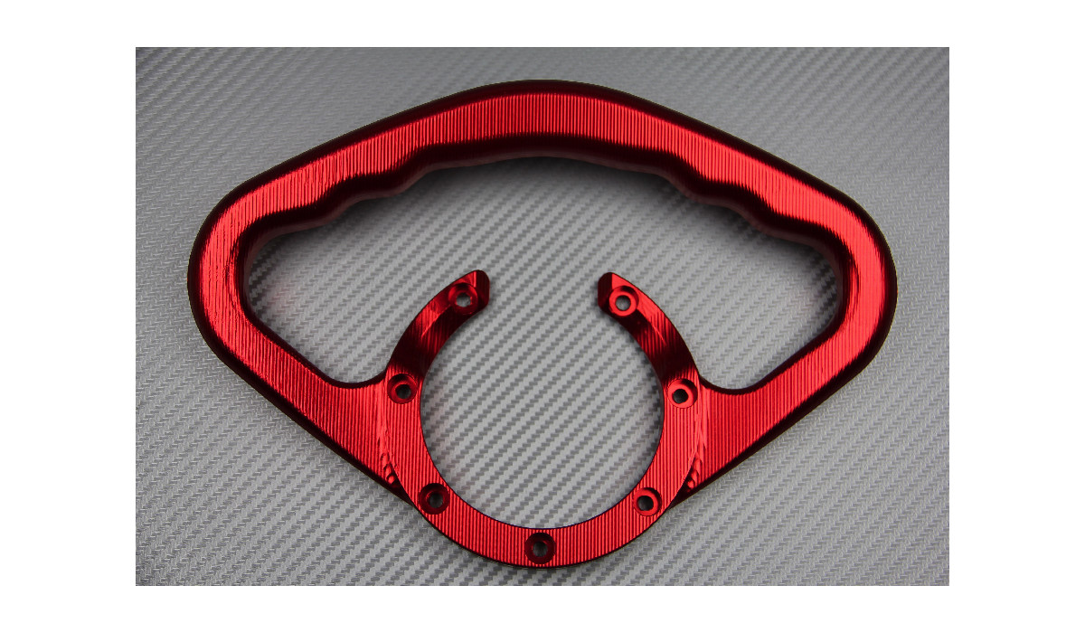 Poignée de maintien passager haut de gamme en aluminium CNC rouge pour Honda CTX 700