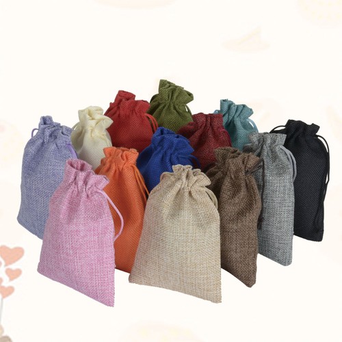 10pcs Valentines Gift Sack Jewelry Drawstring Bags Wedding Favor Bags - Picture 10 of 11