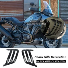 For Harley PAN AMERICA 1250S PA1250S 2021- Headlight Side Shark Gills Decoration