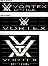 Vortex Optics  - Tactical/Hunting Scopes - Vinyl Die-Cut Peel N' Stick Decals