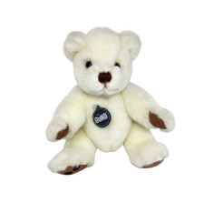 VINTAGE 1984 GUND BABY WHITE JOINTED TEDDY BEAR STUFFED ANIMAL PLUSH TOY W TAG