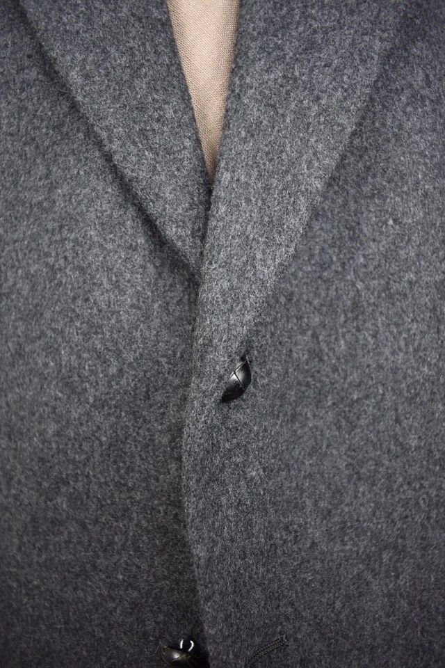 Abrigo deportivo Kuppeheimer gris oscuro liso mezcla cachemir/lana dos botones talla: 42L Foto 2 de 4