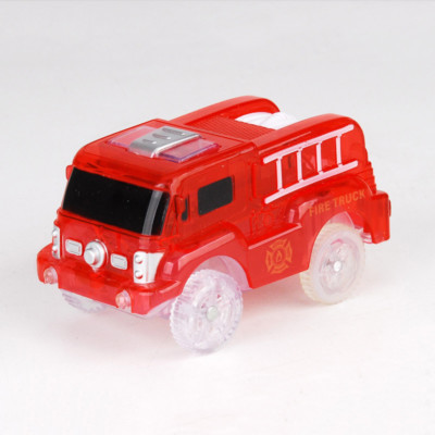5 LED Glühen in der dunklen Rennstrecke Licht Up Auto Off-Road Kinder Spielzeug