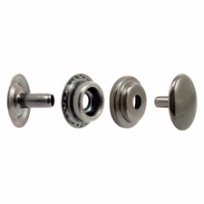 Springfield Leather Company Line 20 Antique Nickel-Plated Snaps