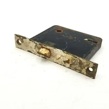Vintage Cast Iron Door Mortise Lock Salvage Hardware Skeleton Key hole  B154