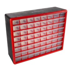 64 Drawer Storage Cabinet Box Compartment Organizer Portable Fishing Tackle New