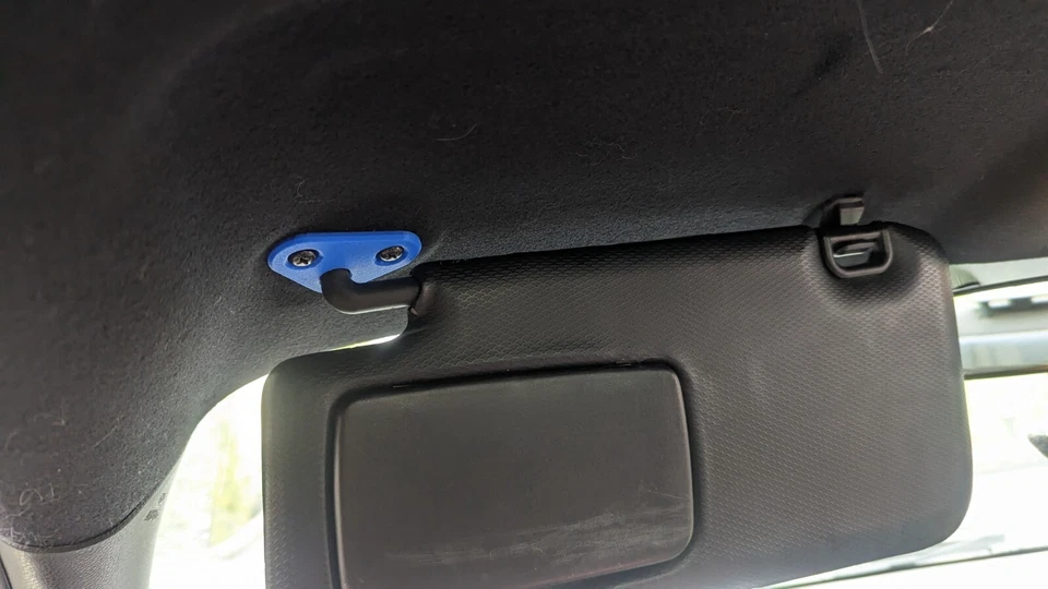 遮阳板支架适用于丰田 86 Scion FRS 斯巴鲁 BRZ 2 件装 — 第 4/4 张图片