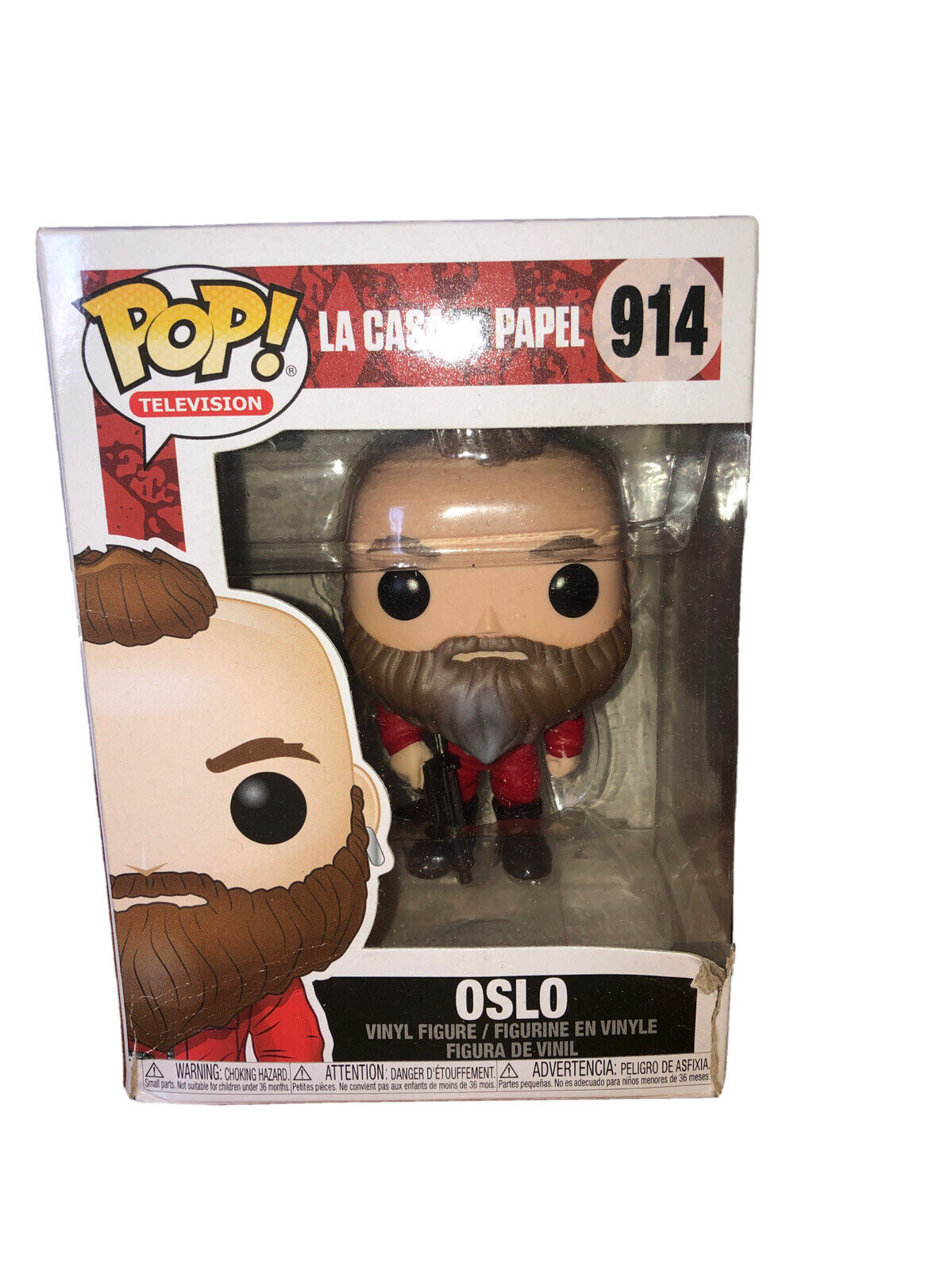 BONECO FUNKO POP LA CASA DE PAPEL - OSLO #914 - Preech Informática