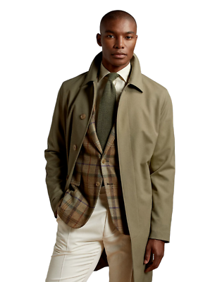 Ralph Lauren Purple Label Packable RL Travelwear Balmacaan Coat