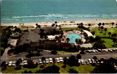  Postcard Aerial View Sea Island Beach Club GA Georgia Atlantic Coast      E-755