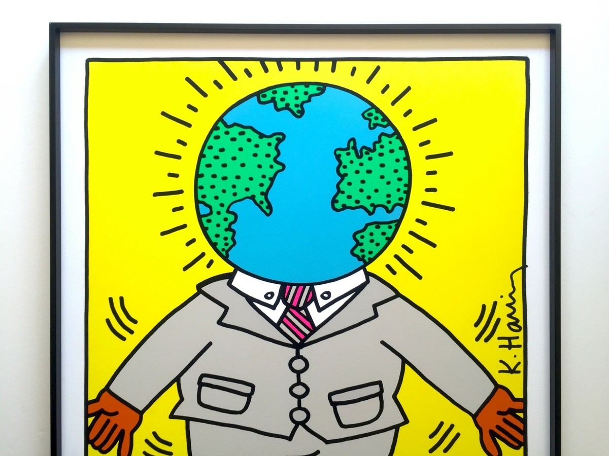 KEITH HARING アート作品 未使用 keith-haring-unfinished-