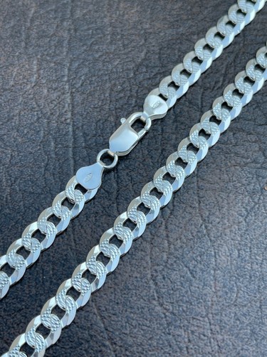 Solid 925 Sterling Silver Men's Miami 