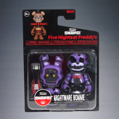 FUNKO SNAPS! FIVE NIGHTS AT FREDDYS FNAF NIGHTMARE BONNIE MINI FIGURE