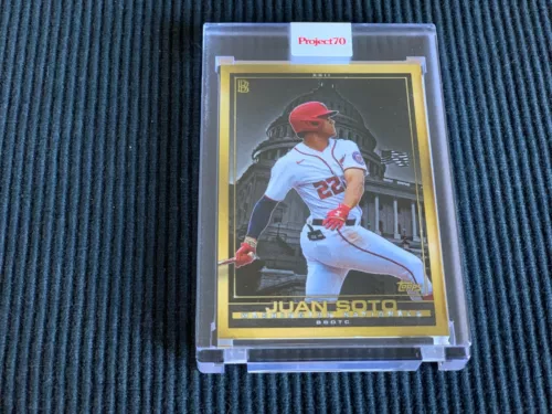 2021 TOPPS PROJECT 70 #811 JUAN SOTO / BEN BALLER  *ENCASED ART*  NATIONALS