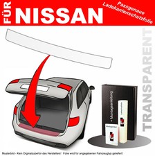 Lackschutzfolie-Ladekantenschutz für Nissan X-Trail T30 ab 03-2007 Transparent