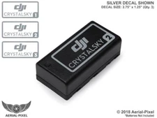 DJI CrystalSky Battery Number Label Decal Sticker Skin Multiple Colors Available