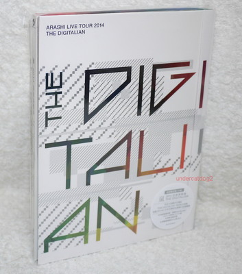 ARASHI LIVE TOUR 2014 THE DIGITALIAN Taiwan Ltd 3-DVD+44P booklet
