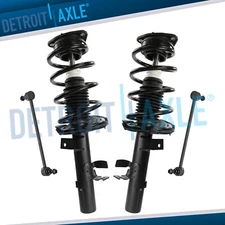 Front Struts w/ Coil Spring Assembly Sway Bars Kit for 2013 - 2018 Ford C-Max