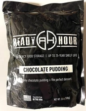 Ready Hour Emergency Food-Single Pack-A La Carte-Chocolate Pudding--2,220 cals