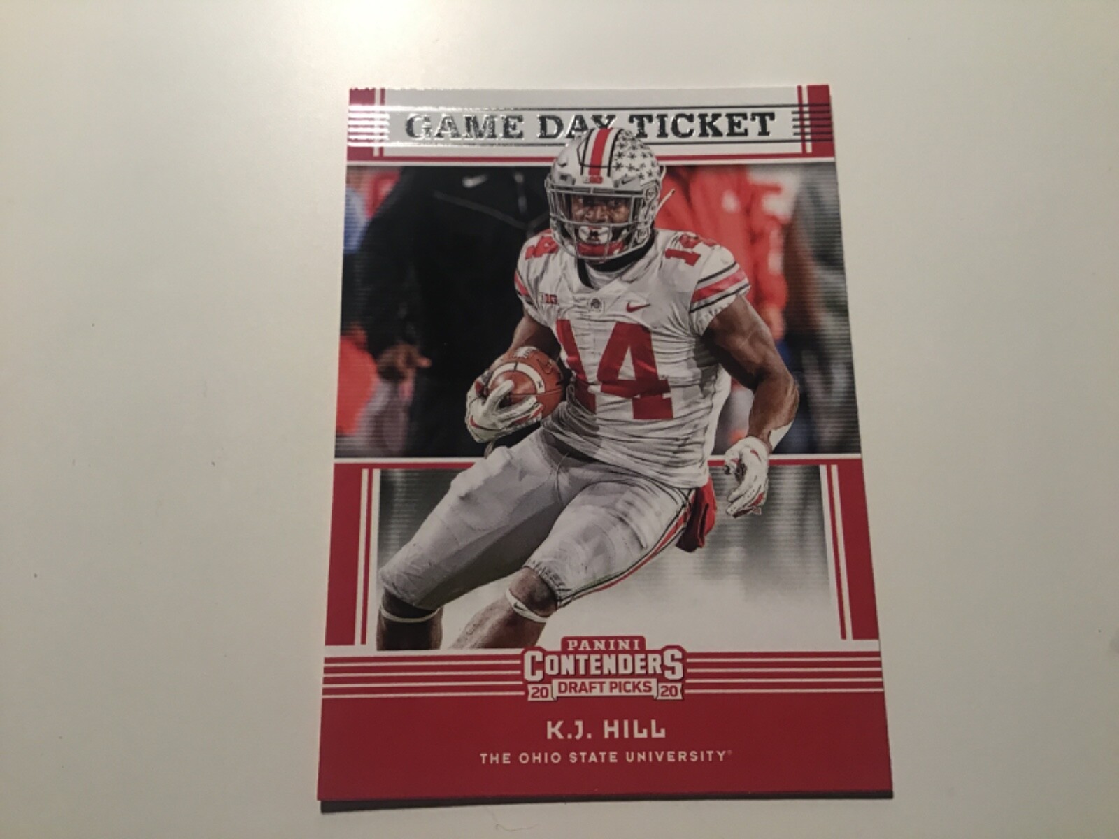 2020 Panini Contenders Draft K.J. Hill RC Game Day Tickets #26 Ohio State