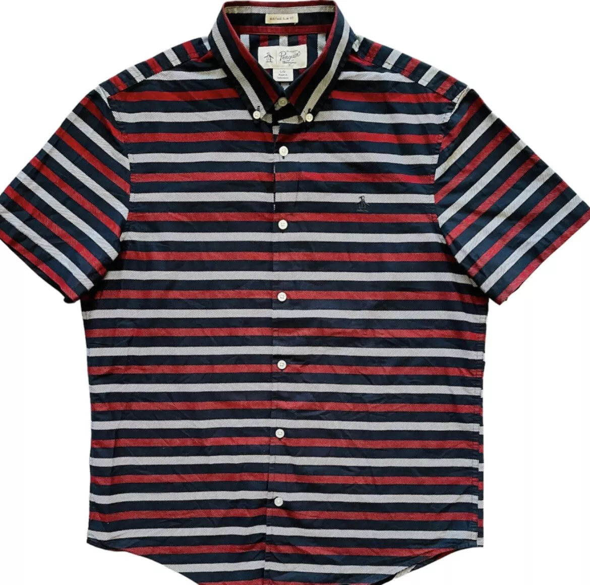 Original penguin sales short sleeve shirt