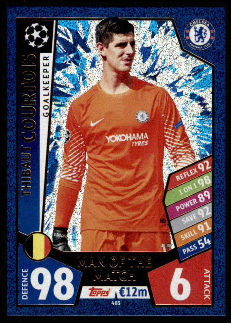 2017-18 Topps UEFA Champions League Match Attax #403 Thibaut