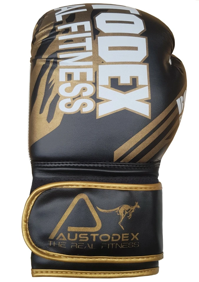 Austodex Boxing Sparring Gloves MMA Punch Bag Mitt UFC Fight Training 8oz-16oz - image 4 of 4