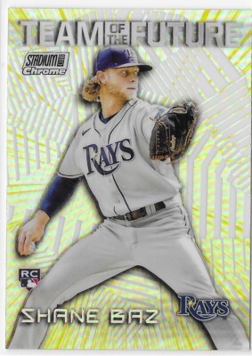 2022 Stadium Club Chrome Team of the Future #TOF-19 Shane Baz Rookie TB Rays