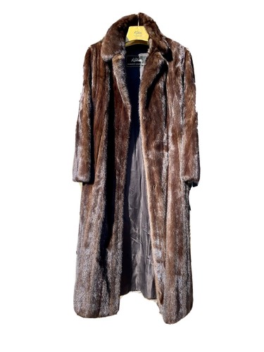 full length  fur coat