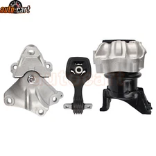 3pc Motor Mount Kit Set for 14-15 Honda Civic 1.8L Engine - Auto Transmission