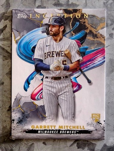 #15 Garrett Mitchell 2023 Topps Inception Milwaukee Brewers Rookie Card - 第 1/2 張圖片