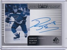 2021-22 SP Authentic '01-02 Retro Sign of the Times #SOTT1RT Robert Thomas AUTO