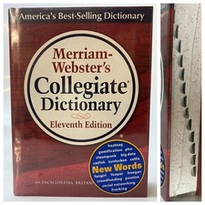 New! Merriam-Webster Collegiate Dictionary, 1...