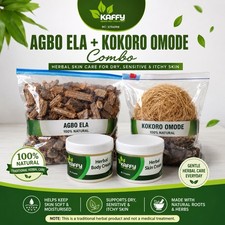 Agbo Ela & Kokoro Omode Combo ? Herbal Skin Care for Dry, Sensitive & Itchy Skin