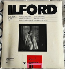 ILFORD Ilfospeed RC Deluxe IS2.1M New 25 Pack 8x10 Glossy B&W Photographic Paper