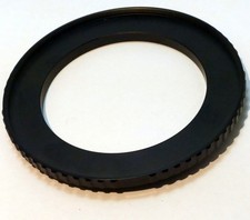 62mm to 82mm STEP-UP Ring Metal double threaded screw in with ribbed rim