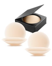 VOCH GALA Nipple Covers 2 Pairs-Seamless and Medium Fits A-C Cups , Cr me