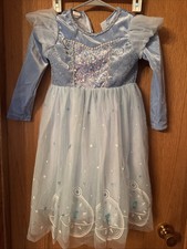 Blue Princess Dress Costume Size 6Y