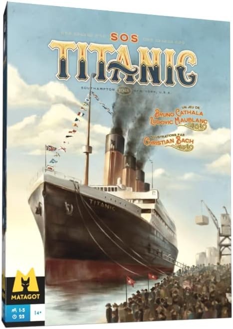 SOS Titanic jeu de cartes coopératif Matagot 1-5 joueurs ambiance historique