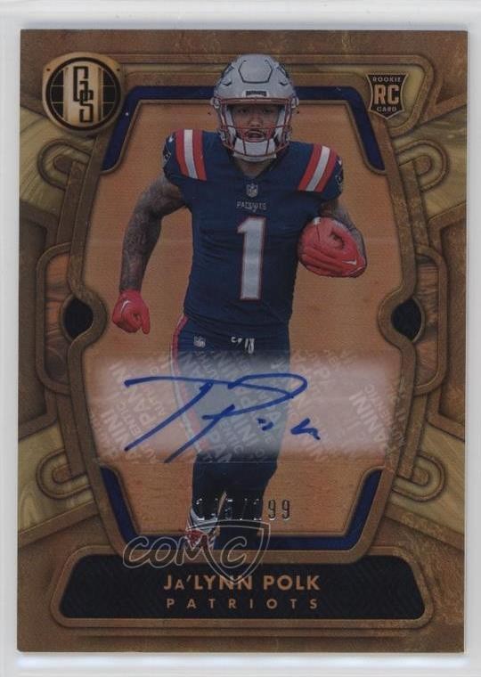 2024 Panini Gold Standard Rookies /199 Ja'Lynn Polk #130 Rookie Auto RC