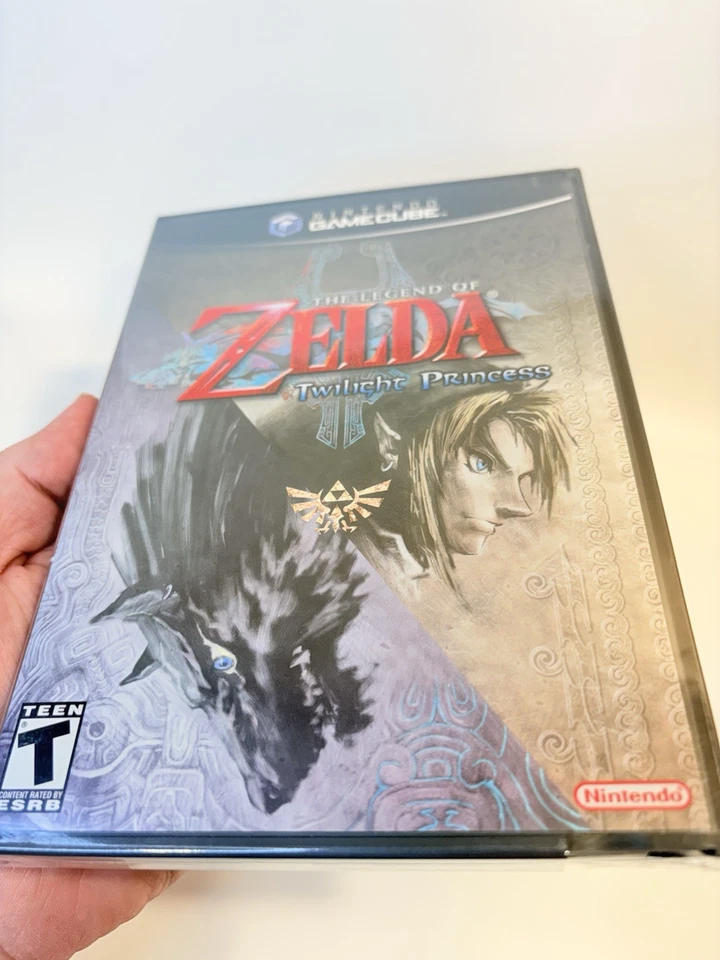 Legend of Zelda Twilight Princess (Gamecube) NEW SEALED BLACK LABEL Y-FOLD RARE - Image 3 of 4