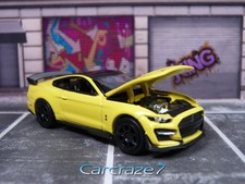 Yellow '21 Ford Mustang Shelby GT500 2024 Auto World Modern Muscle Loose P1
