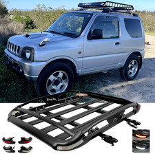 Dachkorb Dachträger Gepäckkorb Gepäckträger w/LED Licht für Suzuki Jimny III FJ 