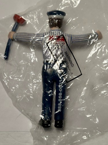 Figurina vintage MR. ROOTER idraulica pieghevole 5” novità nuova - Foto 7 di 8