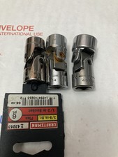 Craftsman Usa 38 Drive Standard Sae Swivel Sockets Lot Of 3 Craftsman Usa 38 Drive Standard Sae Swivel Sockets Lot Of 3