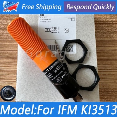 1PCS For IFM KI3513 KIE2015-FBOA/NI/LS100AK 20-250VAC/DC 200mA Proximity Switch
