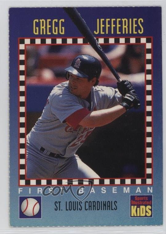 1994 Sports Illustrated for Kids Series 2 Gregg Jefferies #292 15za