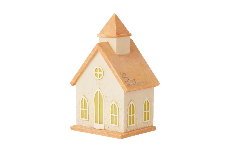 Figura encendida Enesco Foundations Beacon House Remember Those You Loved 6,375 pulgadas Foto 2 de 4