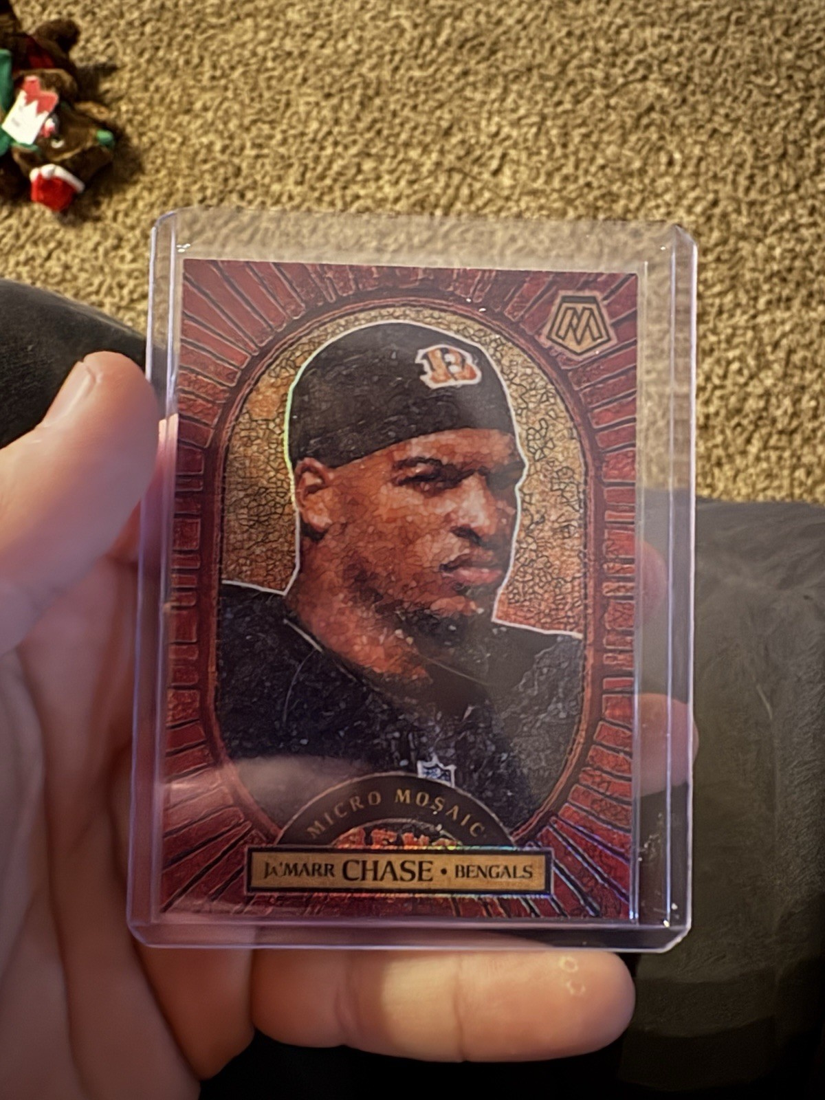 2025 Panini Mosaic Ja’Marr Chase Micro Mosaic Insert #21 Bengals - Case Hit SSP