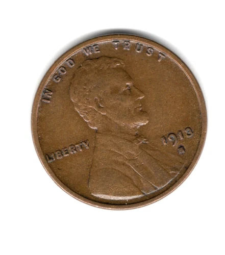 1913 S LINCOLN CENT EXTRA FINE ~ SHARP DETAILS AND NICE SURFACES !